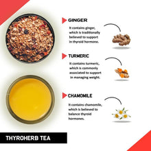 Teacurry Thyroid Tea (1 Month Pack | 30 Tea Bags) - Thyro Herb Tea To Help With Thyroid Hormones (Tsh, T3, T4), Manage Weight