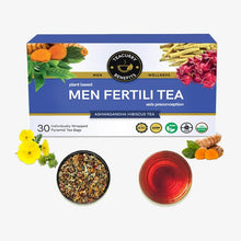 Tecurry Fertility Tea For Men With Diet Chart (1 Month Pack | 30 Tea Bags) - Men Fertility Tea