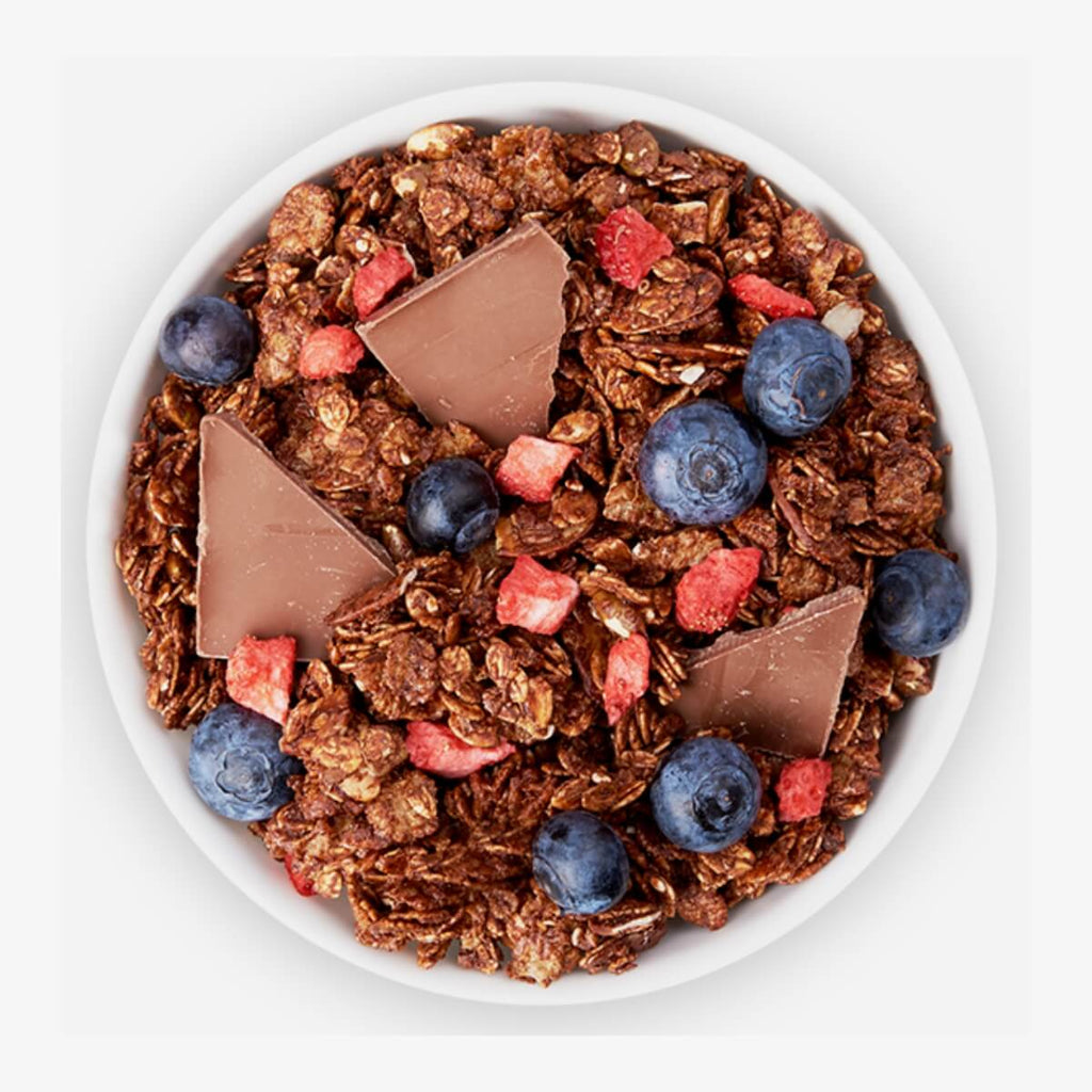 True Elements Baked Granola: Almonds and Dark Chocolate 900Gm