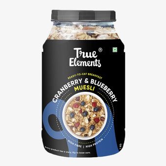 True Elements Cranberry And Blueberry Muesli 1Kg