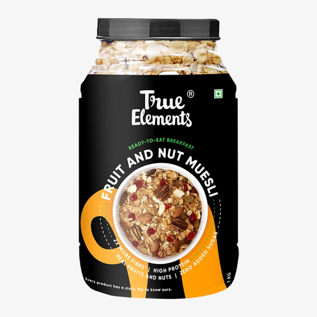 True Elements Fruit And Nut Muesli 1Kg