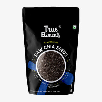 True Elements Raw Chia Seeds 500Gm