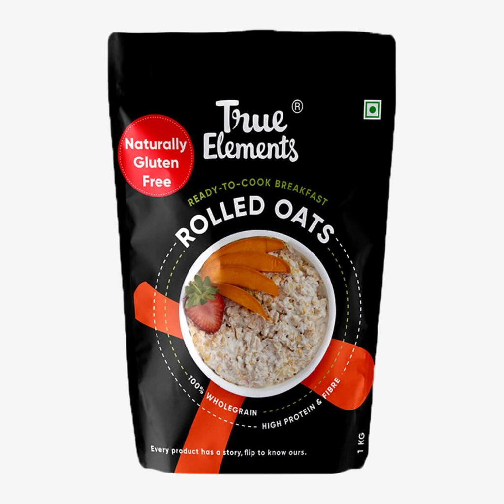 True Elements Rolled Oats Gluten Free 1Kg