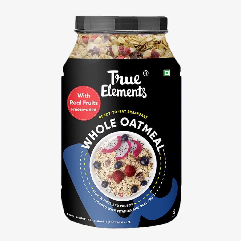 True Elements Whole Oatmeal 1Kg